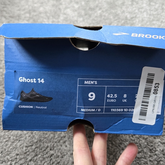 Brooks Ghost 14 Men's Running Shoe NEW size 9 - Picture 10 of 10